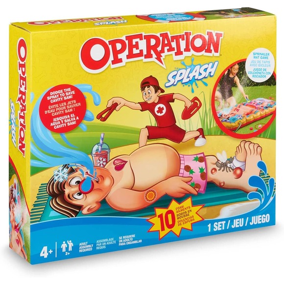 Hasbro Operation Splash Game – Family Game for Your Yard – More Water, More Fun! - Picture 4 of 10